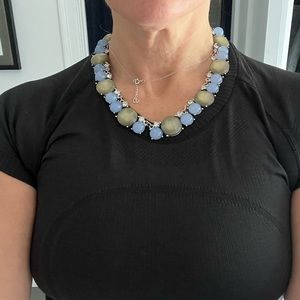 Never worn! Lovely spring summer statement necklace with a little sparkle